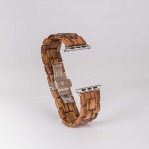 Alternative view of Apple iWatch Zebra Wood Strap